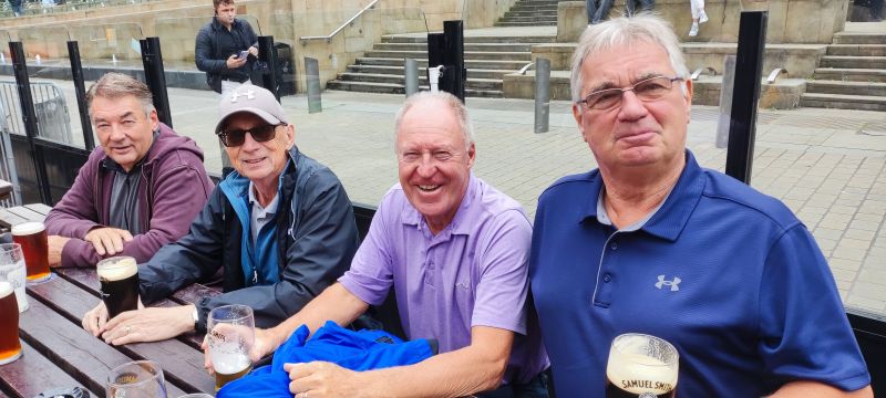 Barry Webb, Pat Black, Brian Fairbrother and Mike Norris